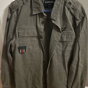 Carbon Army Green Field Jacket